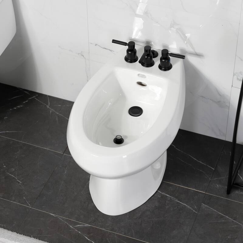 Legacy Three-Handle Deck Mount Bidet Faucet