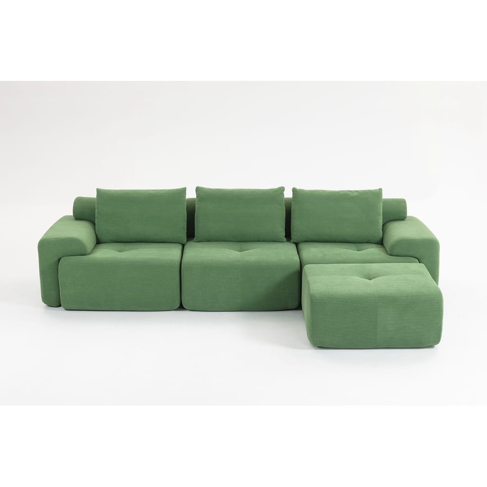 L-Shaped Sectional Couches for Living Room with Memory Foam