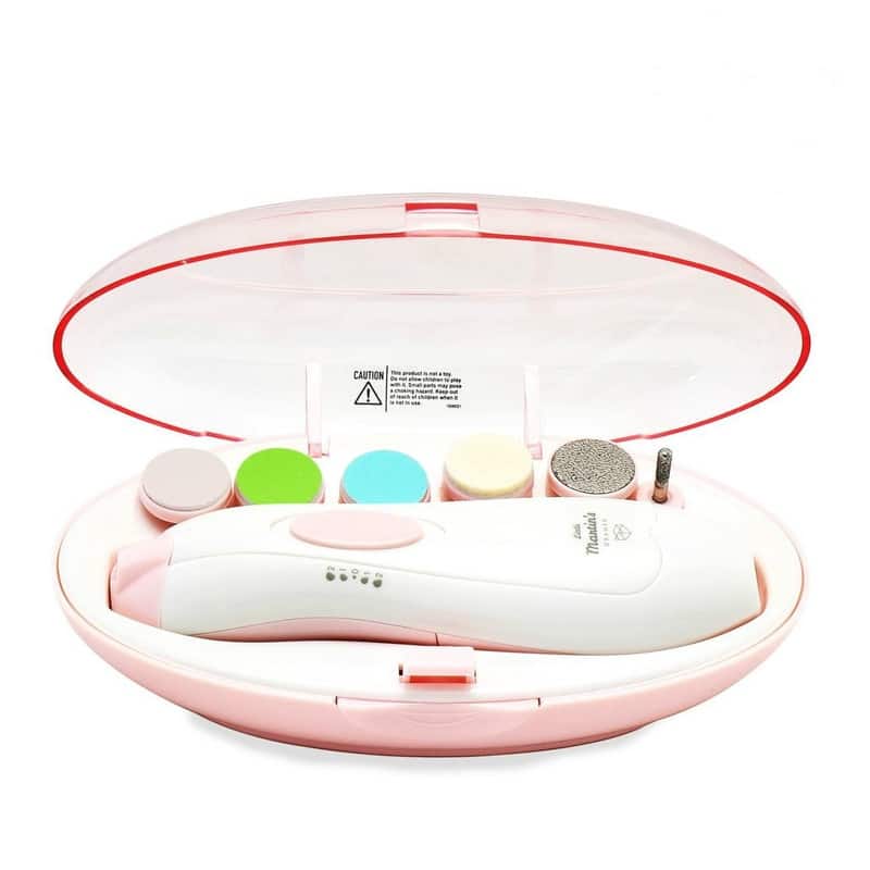 Little Martin's Baby Electric Nail Trimmer with Light - Pink