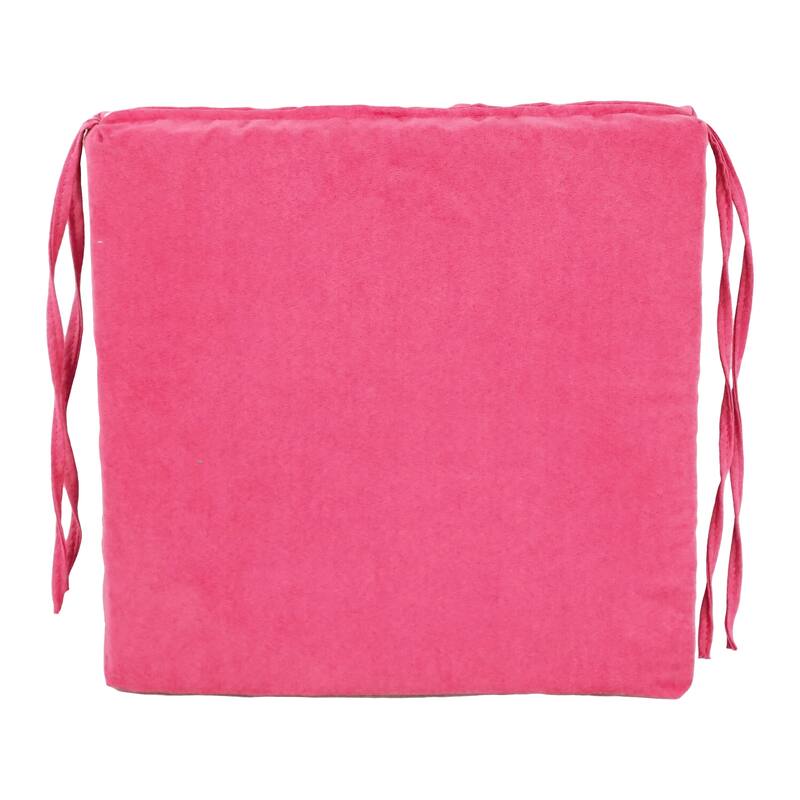 16-inch Square Indoor Microsuede Chair Cushions (Set of 2 or 4) - 16 x 16