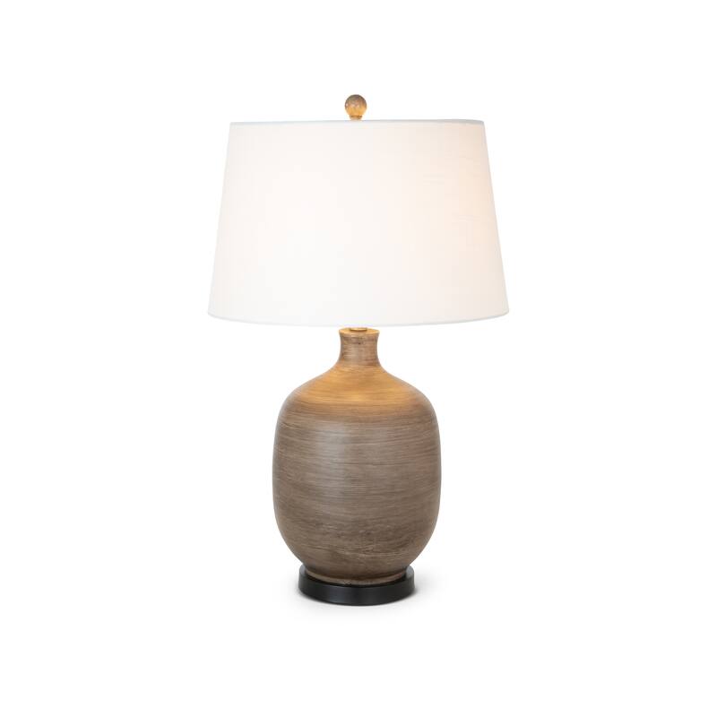Lux Lighting Stunning Brown Transitional Table Lamps (Set of 2) 3-Way Switch - 3-Way Switch