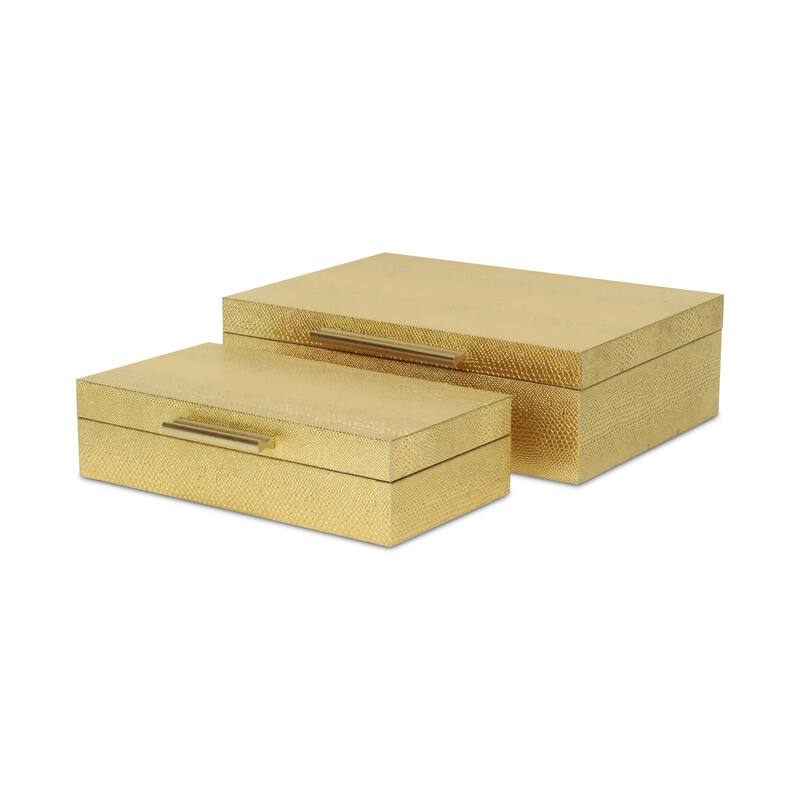 Lusan Black Vinyl Decorative Box Set