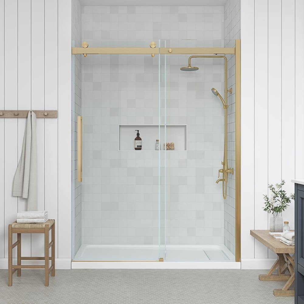 OVE Decors Bel Soft-Close Frameless Sliding Soft Close Shower Door