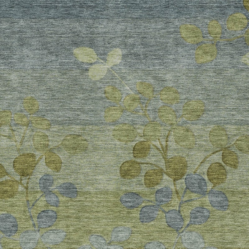 HomeRoots Floral Transitional Rectangle Outdoor Rug