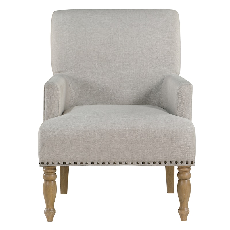 Aria Beige Fabric Arm Chair by Greyson Living