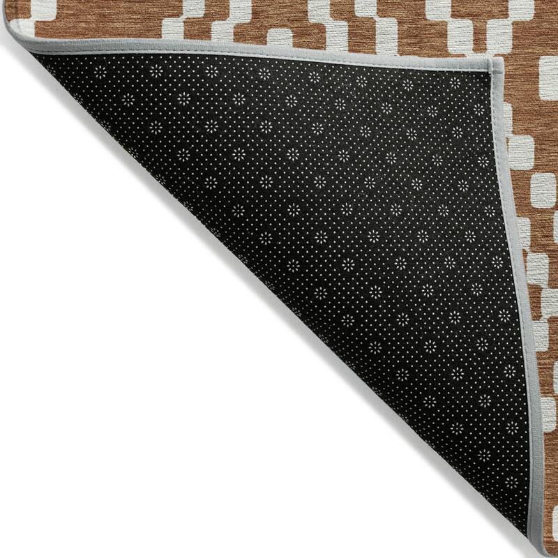 HomeRoots Geometric Transitional Rectangle Outdoor Rug