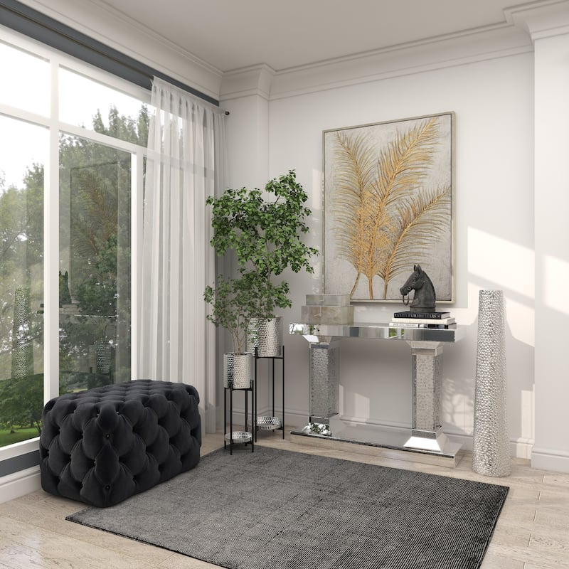 Minimalist Ceramic Modern Tall Vase with Bubble Texture - Silver, Black, Gold, White