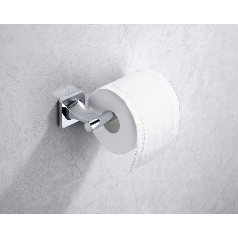 Wall Mounted Toilet Paper Holder Non-Slip Tissue Roll Holder