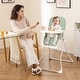 preview thumbnail 4 of 19, Gymax Foldable High Chair Easy Clean Compact Highchair w/ Removable