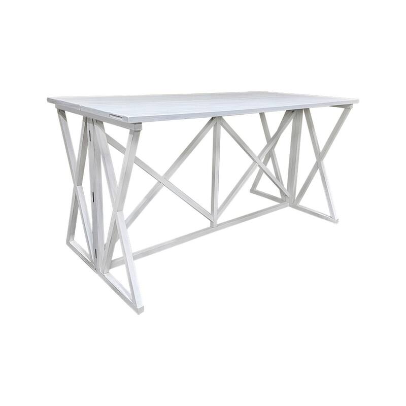 Rectangular Flip Top Bar Table - 70.75" - White