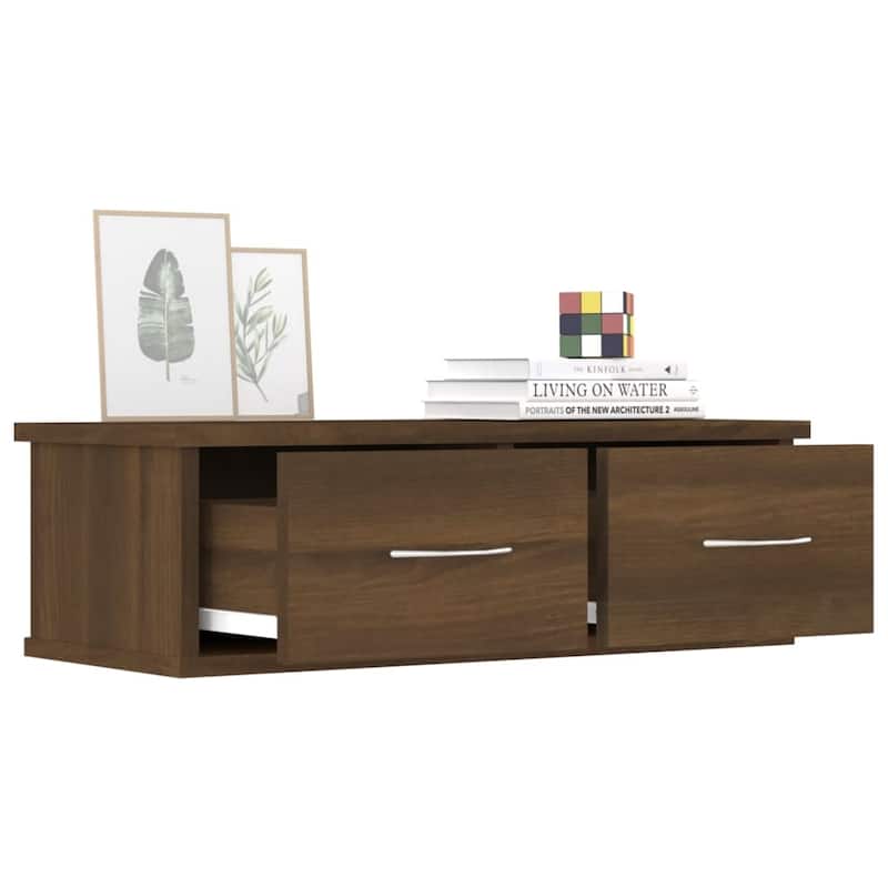 vidaXL Wall Cabinet Oak Engineered Wood Standard Wall Cabinet