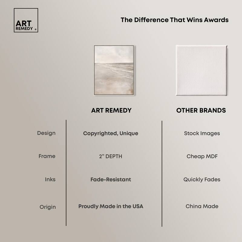 Vastness of the Sea I Canvas by Art Remedy