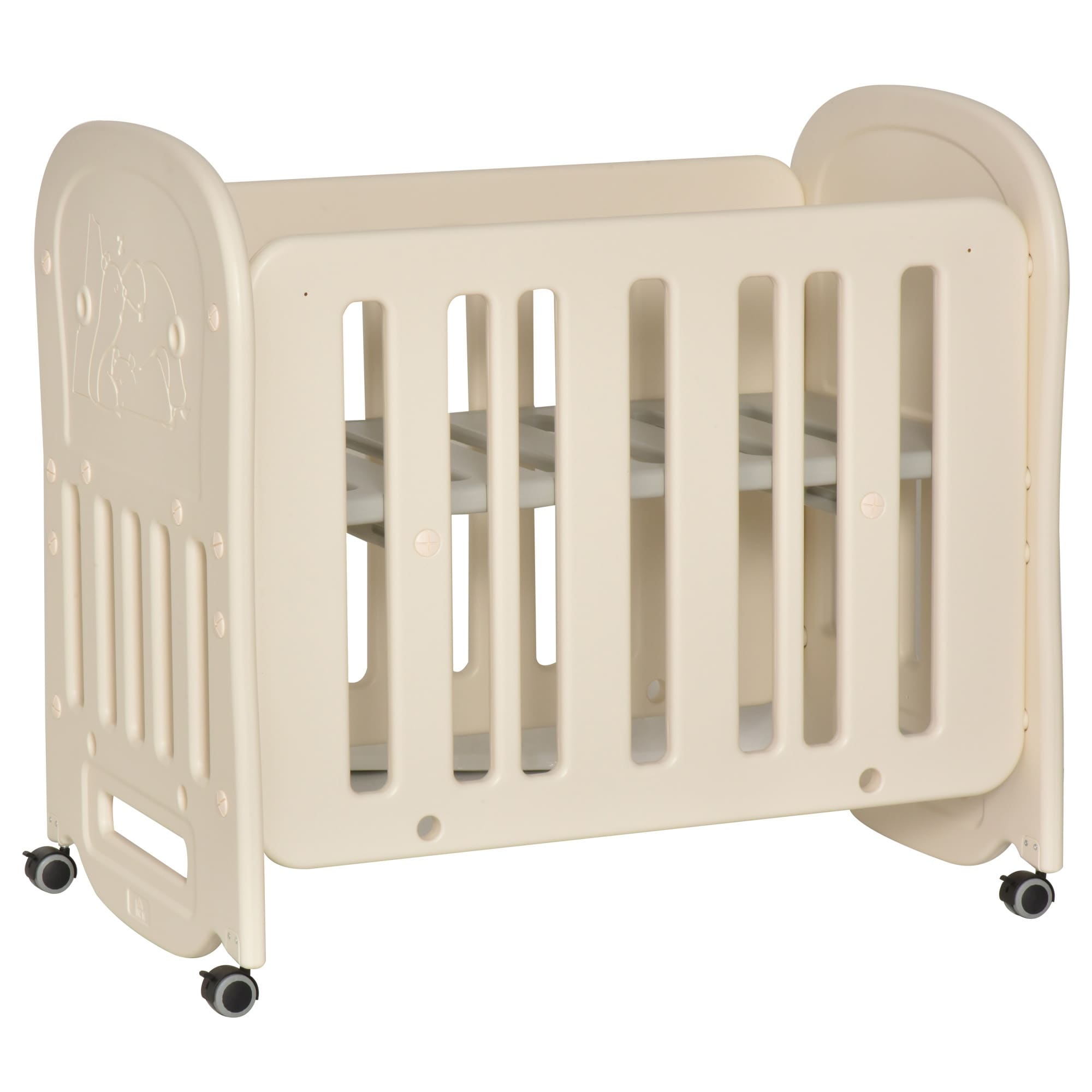 small cot on wheels
