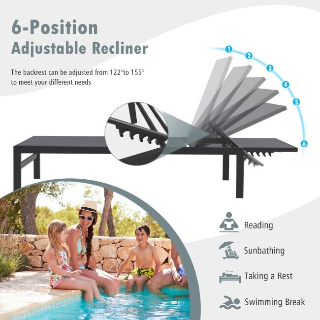 Rust proof 2025 pool lounge chairs