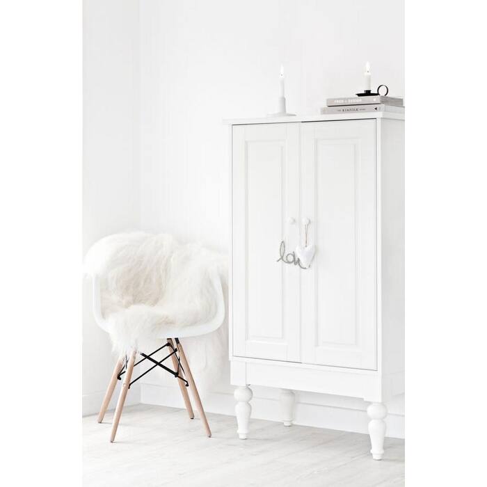 Set of 2 Modern White Plastic Dining Armchairs with Natural Wood Legs – Comfortable Designer Chairs for Kitchen & Dining Room