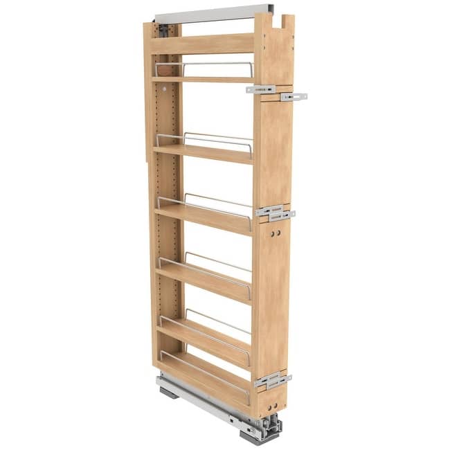 Rev-A-Shelf 448-TPF51-5-1 Wood Classics 5"W x 53"H Soft Close Pull Out