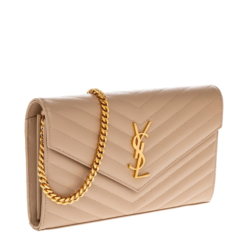 Saint Laurent Classic Cassandre Chain Wallet