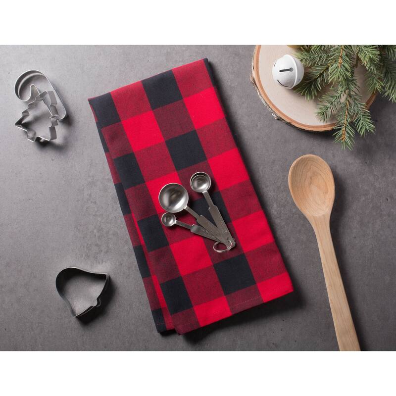 Design Imports Buffalo Check Dishtowel Set of 3 (30 inches long x 20 inches wide)
