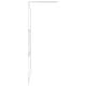 preview thumbnail 68 of 71, vidaXL Walk-in Shower Wall multi size Half Frosted ESG Glass Black