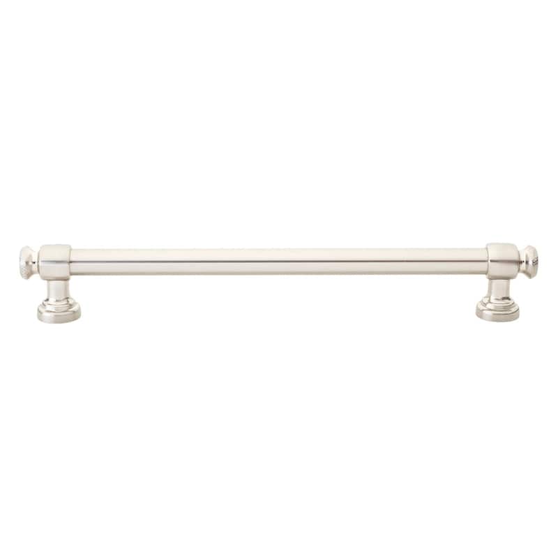 GlideRite 5-Pack 7-5/8 in. CC Classic Satin Nickel Euro Bar Pulls - Satin Nickel