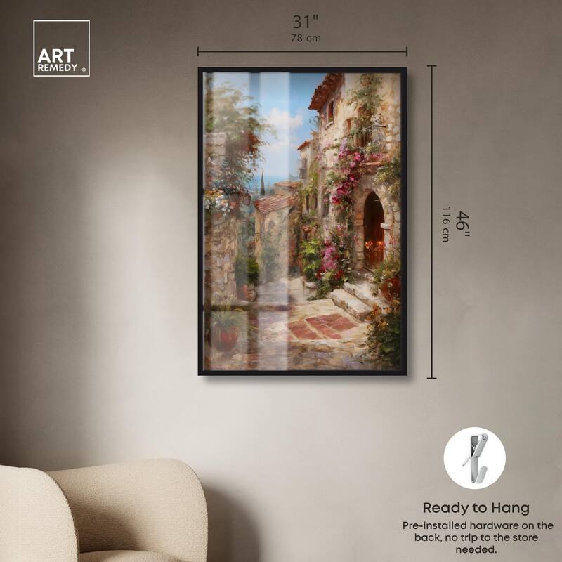Mediterranean Charm I Shadowbox by Art Remedy