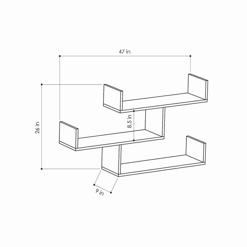 Wilton Modern Wall Shelf