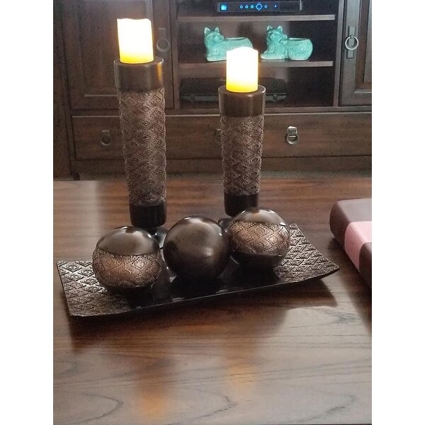 Centerpiece Bowl With Balls Deco Home Decor Dublin Decorative Tray