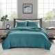 preview thumbnail 13 of 39, Madison Park Jaxson 3 Piece Quilt Set Teal - King