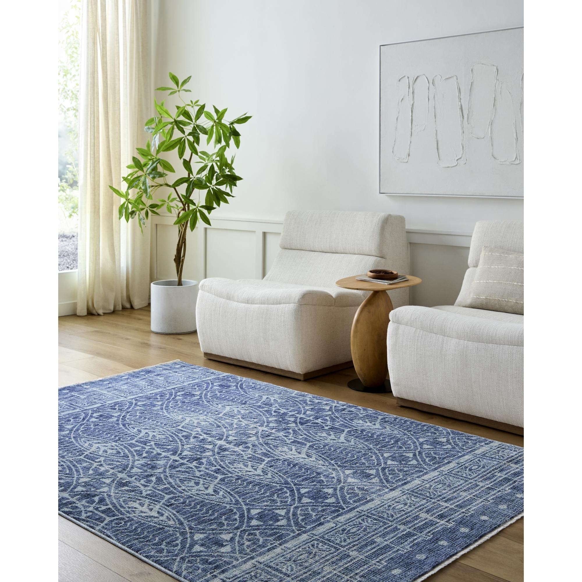 Frank Lloyd Wright Foundation by Livabliss Usonia Collection Global Graphic Area Rug