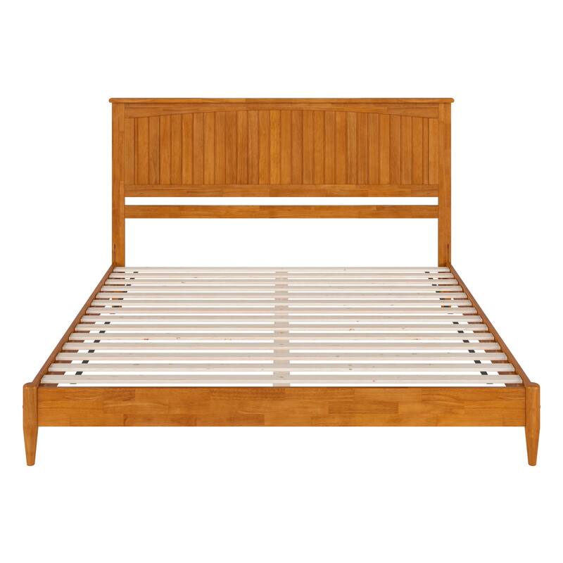 Naples Solid Wood Low Profile Platform Bed