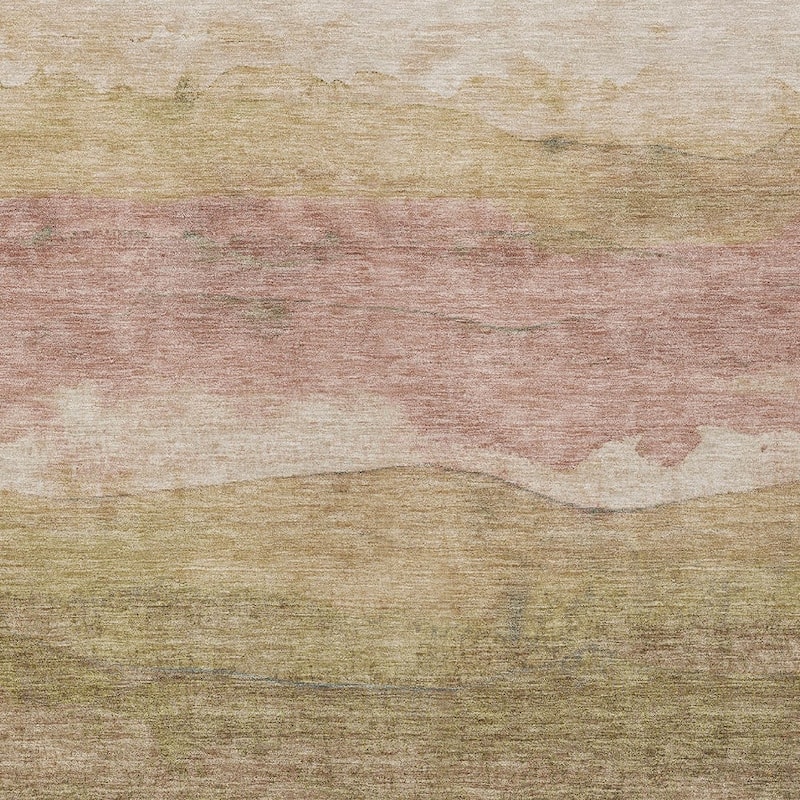 HomeRoots Abstract Modern Rectangle Outdoor Rug