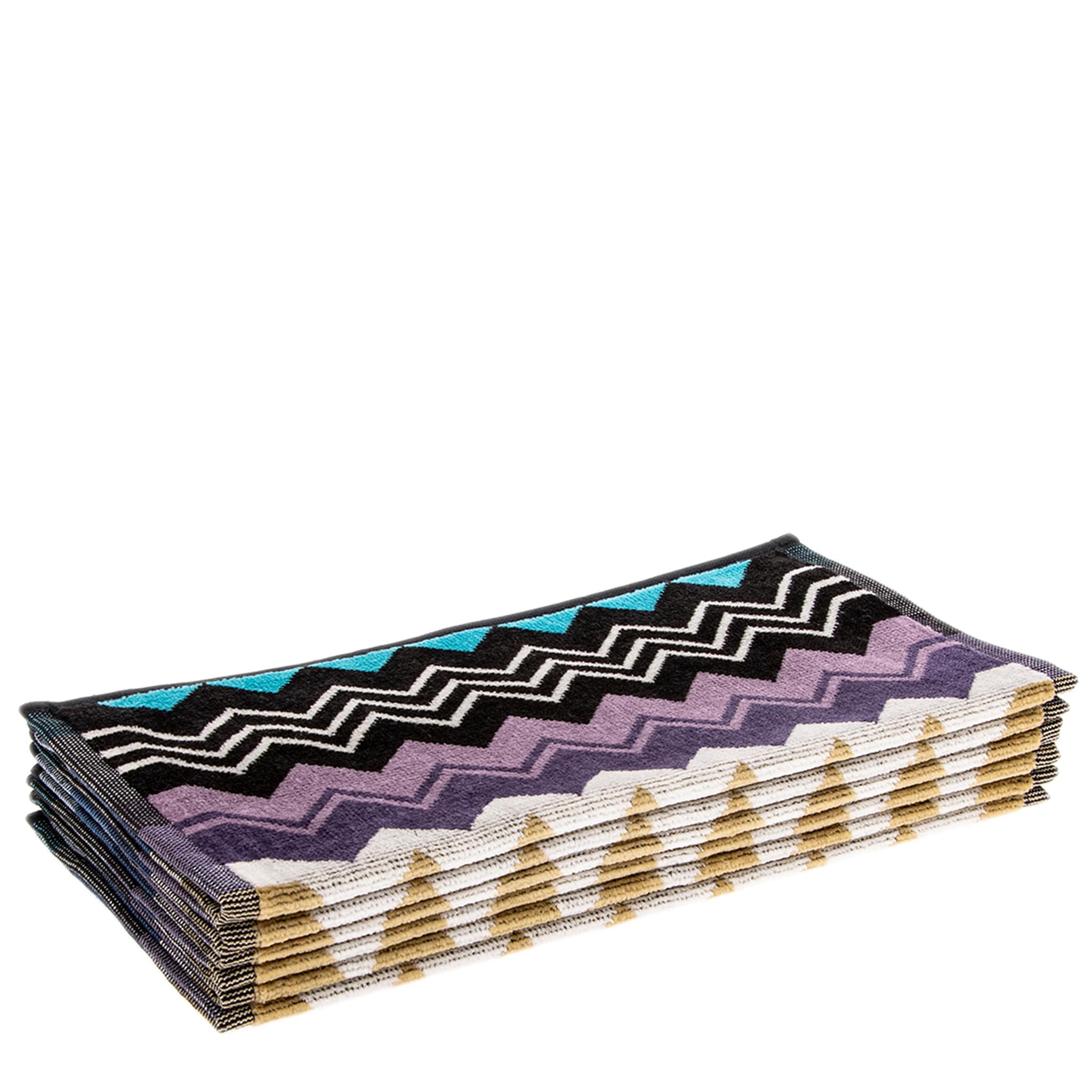 Missoni Set of 6 Giacomo Face Towels - 12 x 12 in