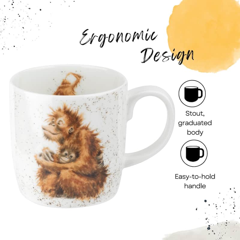 Royal Worcester Wrendale Designs Mug Wildlife Animals