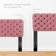 preview thumbnail 9 of 54, Lizzy Tufted Twin Performance Velvet Headboard