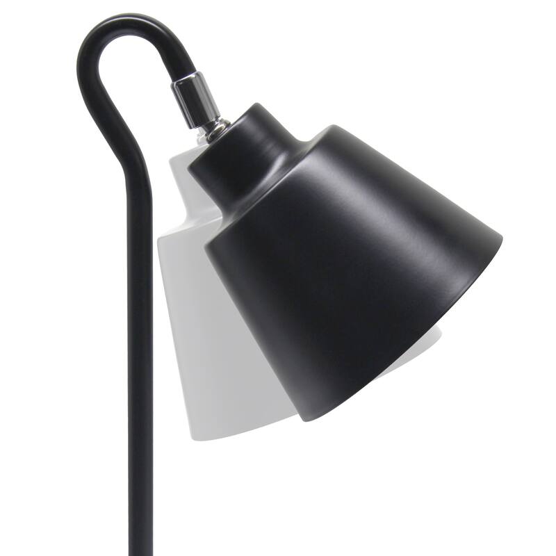 Looped Desk Lamp with Adjustable Shade - 16" - Black