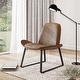 preview thumbnail 2 of 20, Corvus Mid-century Walnut Finish Accent Lounge Chair