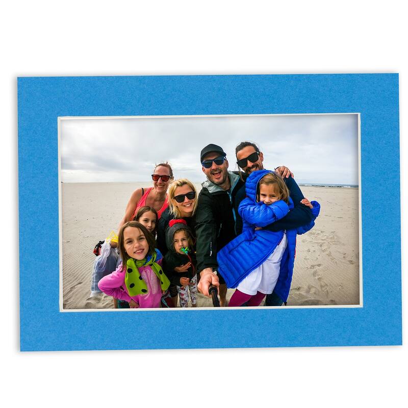11x17 Mat for 16x20 Frame Precut Mat Board AcidFree Bay Blue 11x17