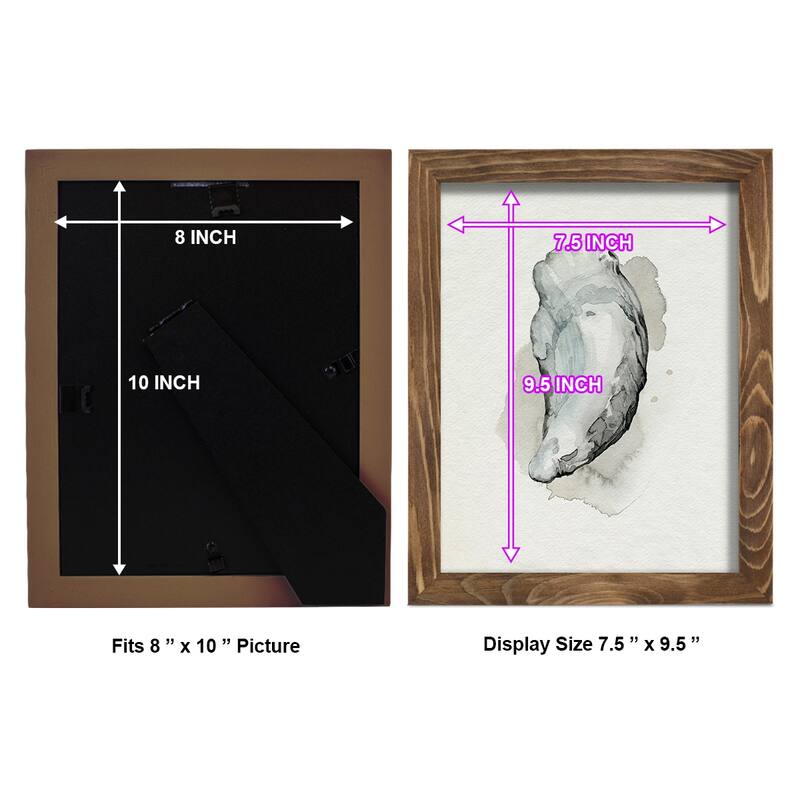 Oysters on the Bay II -Framed Print w/glass-Cherry Red