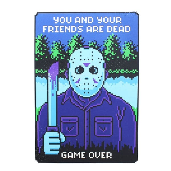Shop Friday The 13th Nes Video Game 8 X10 Art Print Multi Overstock 19216660