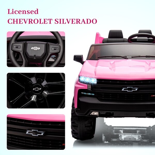 24V 2 Seater Truck Licensed Chevrolet Silverado Ride On Car Toy On Sale Bed Bath Beyond 39510770