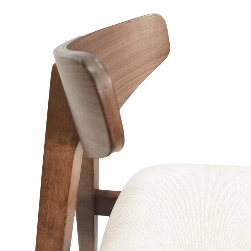 Stocker Fabric and Rubberwood Counter Stools (Set of 2) by Christopher Knight Home