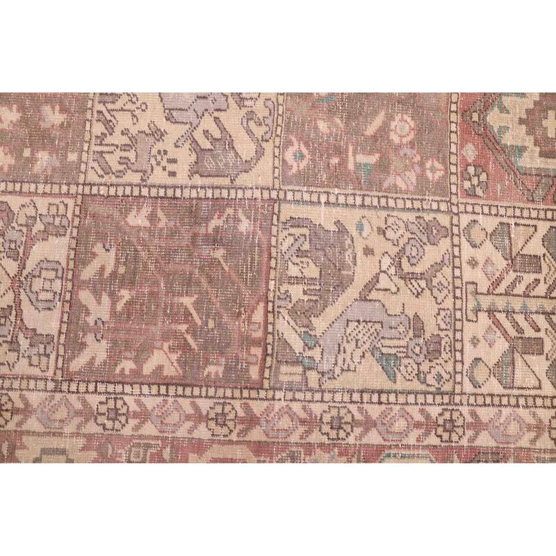 ECARPETGALLERY Hand-knotted Antalya Vintage Brown Wool Rug - 6'7 x 9'5
