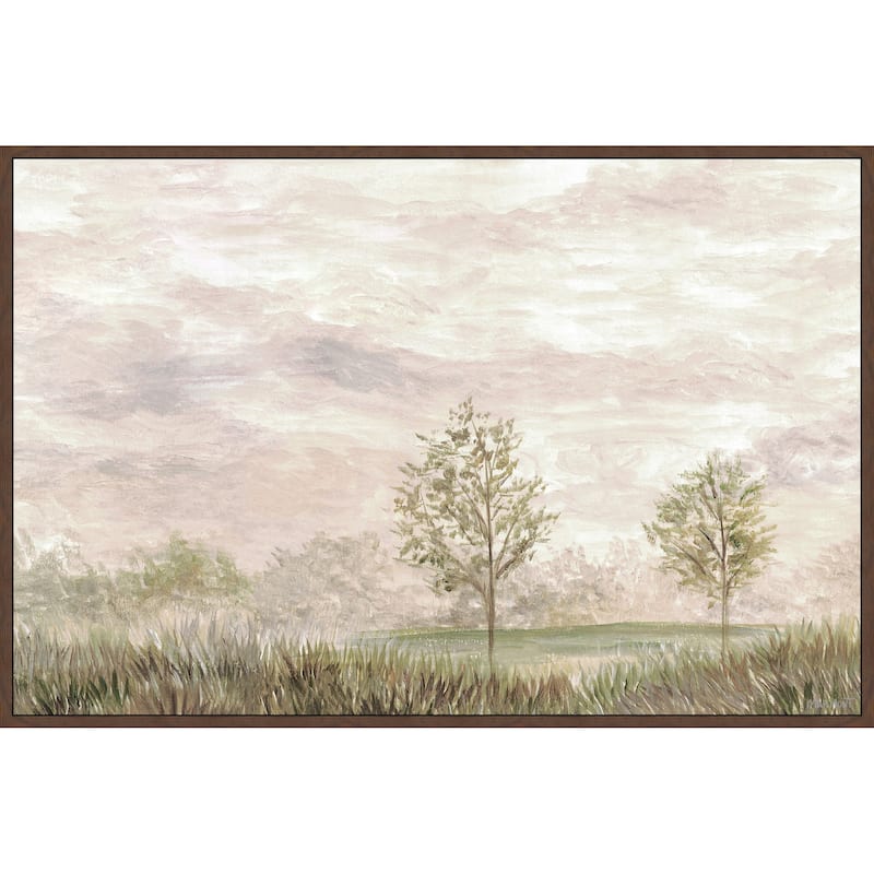 Beauty of Silence Floater Framed Print on Canvas