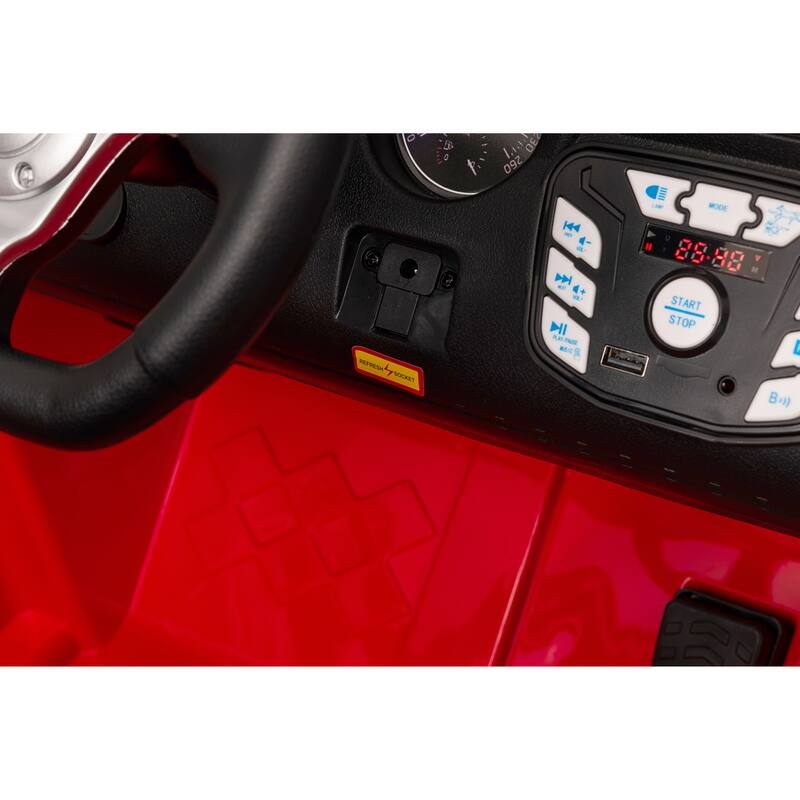 24V Kids Ride-On Car with Parent Remote, 4x200W Motors, LED Lights, Bluetooth/USB Music, Adjustable Speed