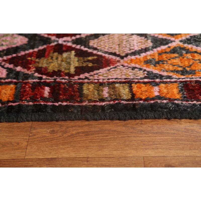 Trellis Moroccan Tribal Wool Area Rug Hand-knotted Living Room Carpet - 8'6" x 10'0"