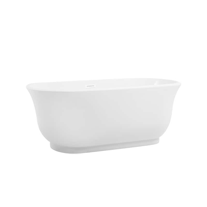 Cameron Soaking Bathtub in Glossy White