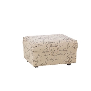 Waverly Stretch Pen Pal 1 Piece Ottoman Slipcover - Bed Bath & Beyond