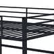 preview thumbnail 19 of 31, Metal Loft Bed Full with Guardrails, Flat Ladder, Kids, Teens, Adults