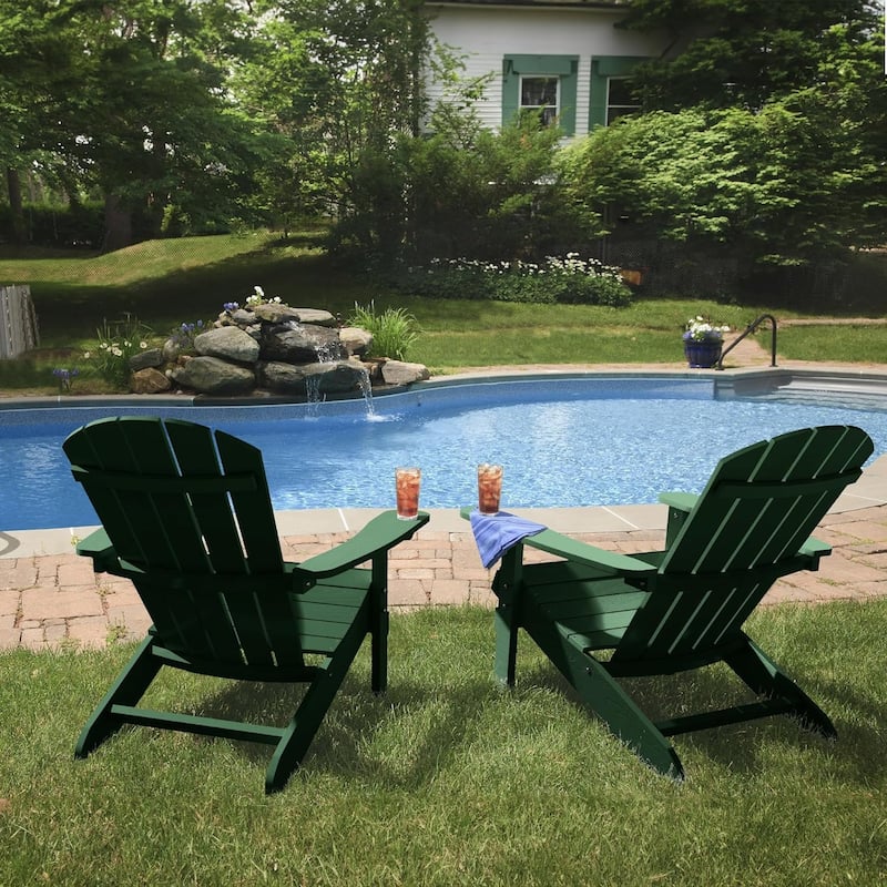 WINSOON All Weather HIPS Outdoor Plastic Adirondack Chair