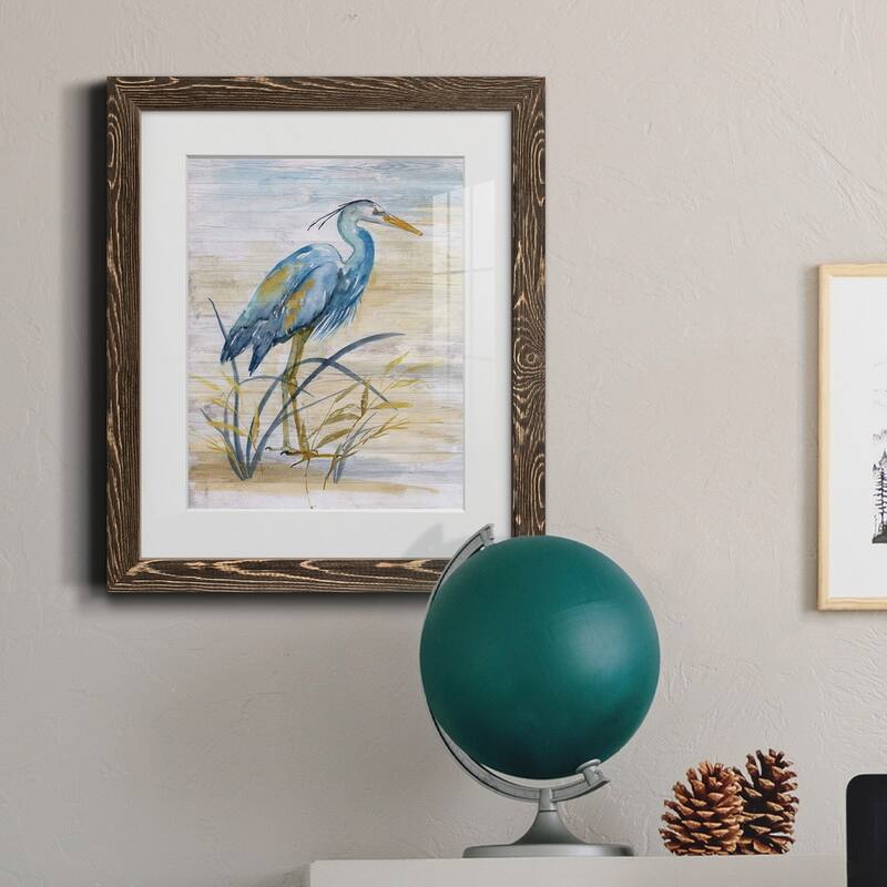 Blue Heron I-Premium Framed Print - Ready to Hang